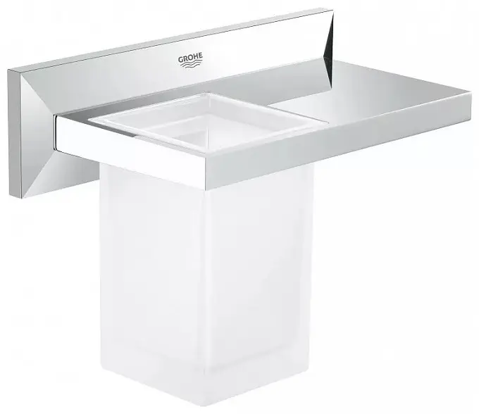 Grohe стакан Allure Brilliant 40503000 1 шт, металл, стекло купить,NaN