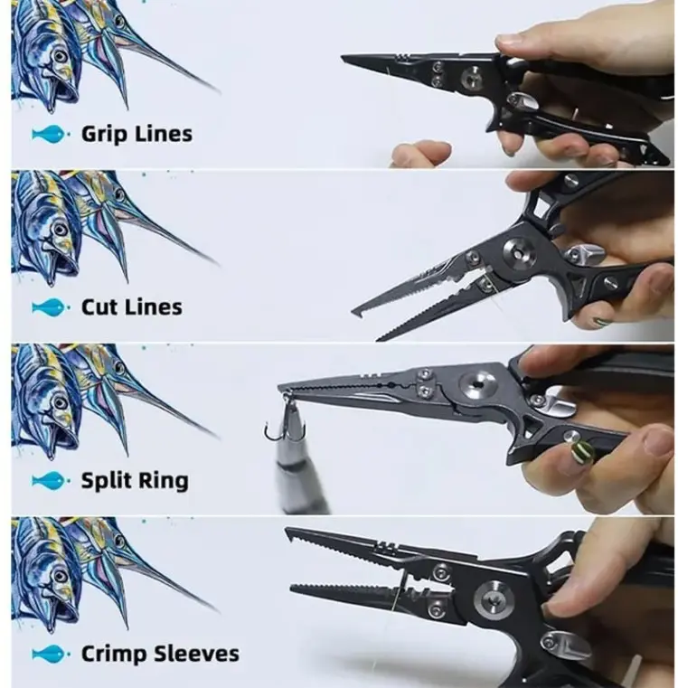Плоскогубцы Frichy Stainless Steel Fishing Pliers XP220-B купить,NaN