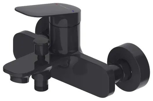 Смеситель для ванны BRAVAT Joyfu F6428563BW-01-ENG, латунь, цвет черный купить,NaN