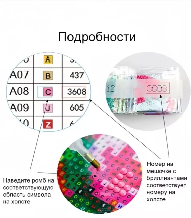 Алмазная мозаика 222 Панда 15x10 см купить,NaN