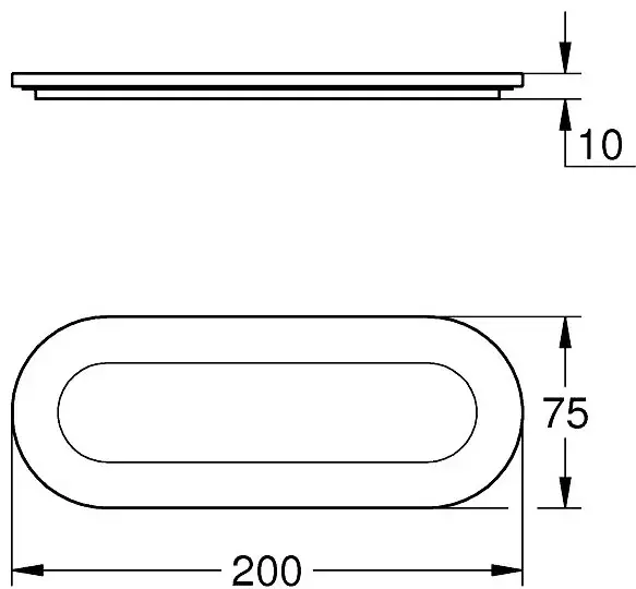 Grohe мыльница Grohe Selection 41036000 1 шт, стекло купить,NaN