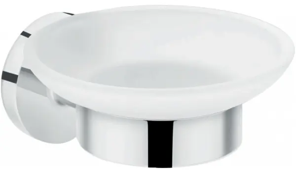 HansGrohe мыльница 41715000 2 шт, металл, стекло купить,NaN