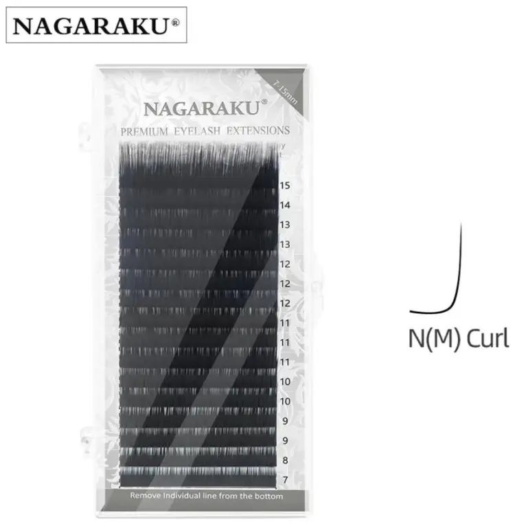 NAGARAKU единичные N 0.07 мм черный 12 мм купить,NaN
