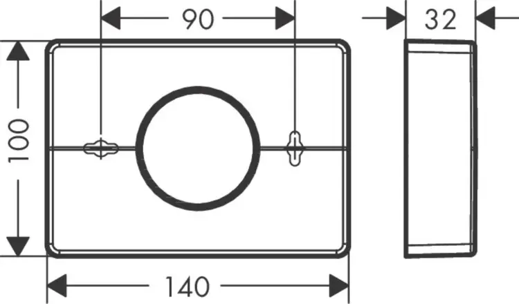 Диспенсер для гигиенических пакетов HansGrohe 41773700