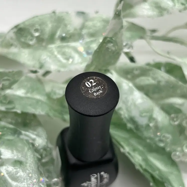 Serebro гель-лак Gel Glitter flash 02 глянцевое 11 мл купить,NaN
