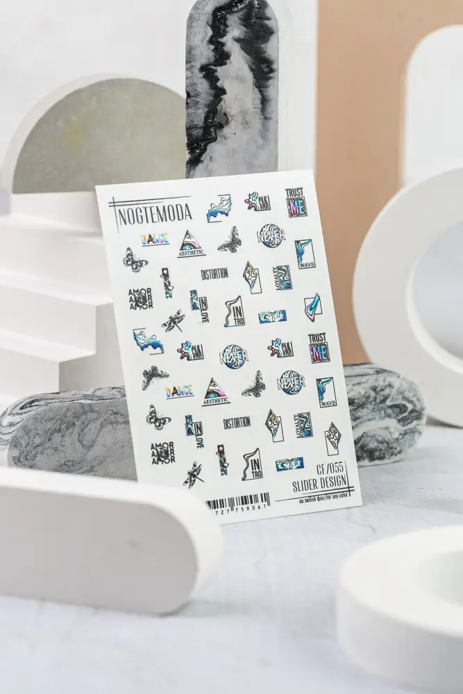 Nogtemoda слайдеры Slider Desing CF 055 1 шт купить,NaN
