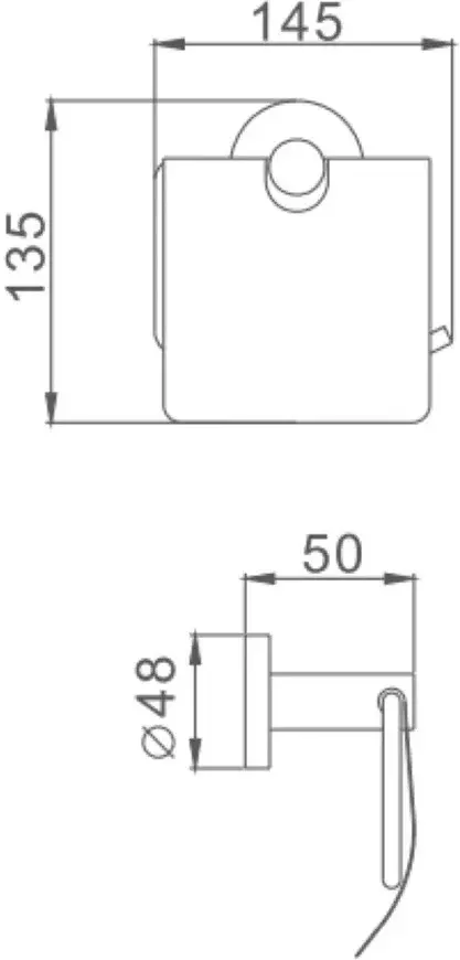 Haiba держатель HB8703 1 шт, металл, нержавеющая сталь купить,NaN
