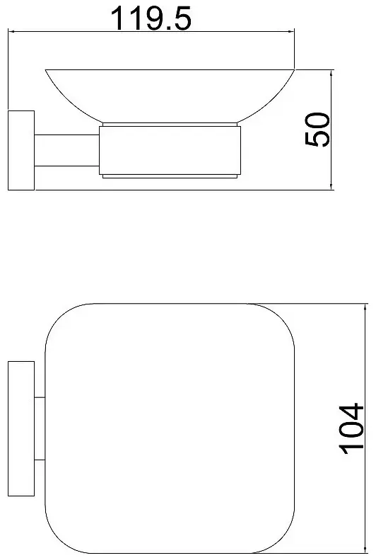 Belz мыльница White House BELZ B90402 1 шт, нержавеющая сталь, стекло купить,NaN