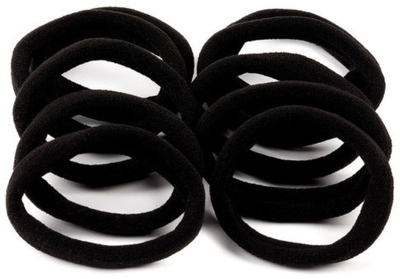 Jewelry World резинка украшение 12 шт, черный купить,NaN