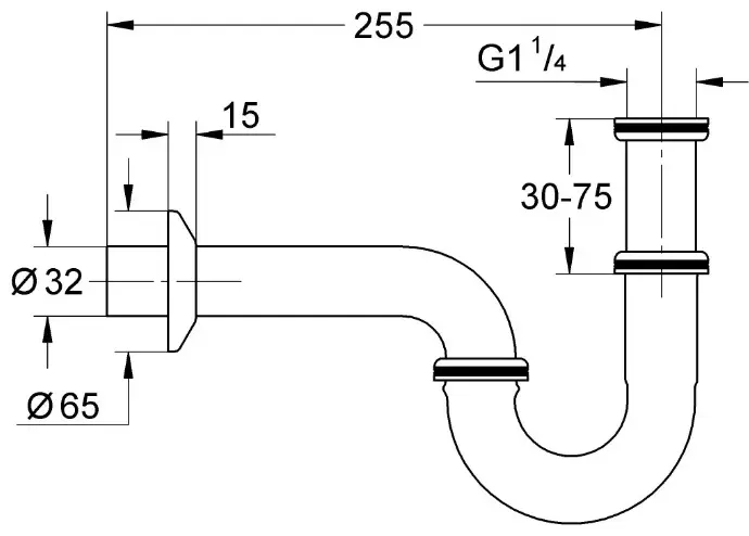 Сифон Grohe 28947000 купить,NaN