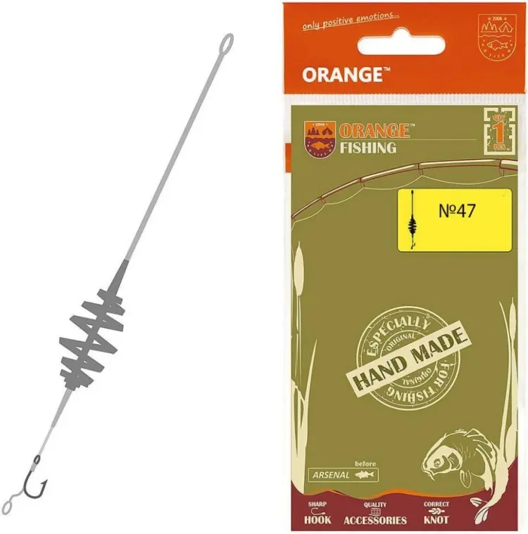 Оснастка Orange Carp карповая ORANGE 47 Spring Leadcore, для бойла, 50 гр. 54 см купить,NaN