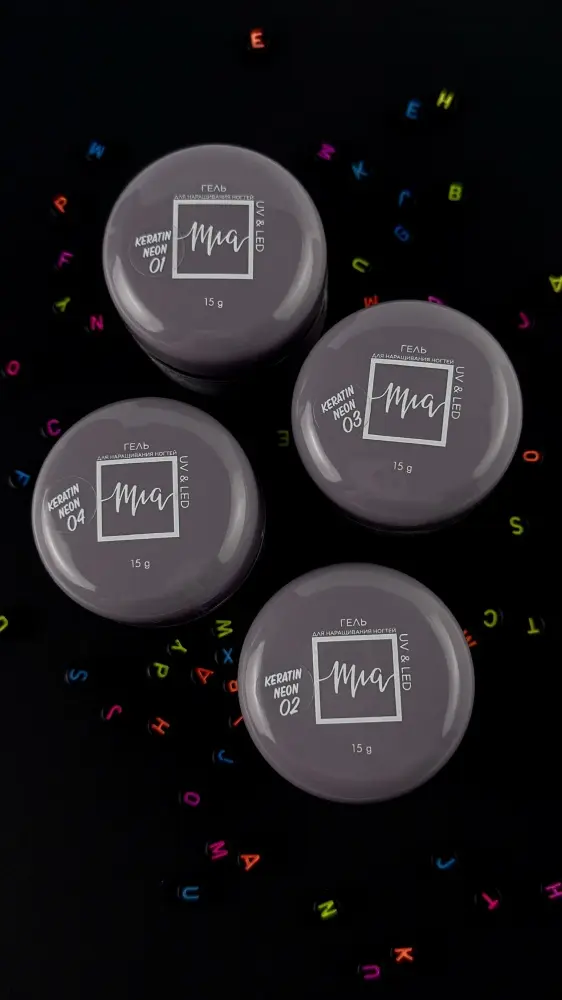 Mia гель keratin gel neon 04 15 мл купить,NaN