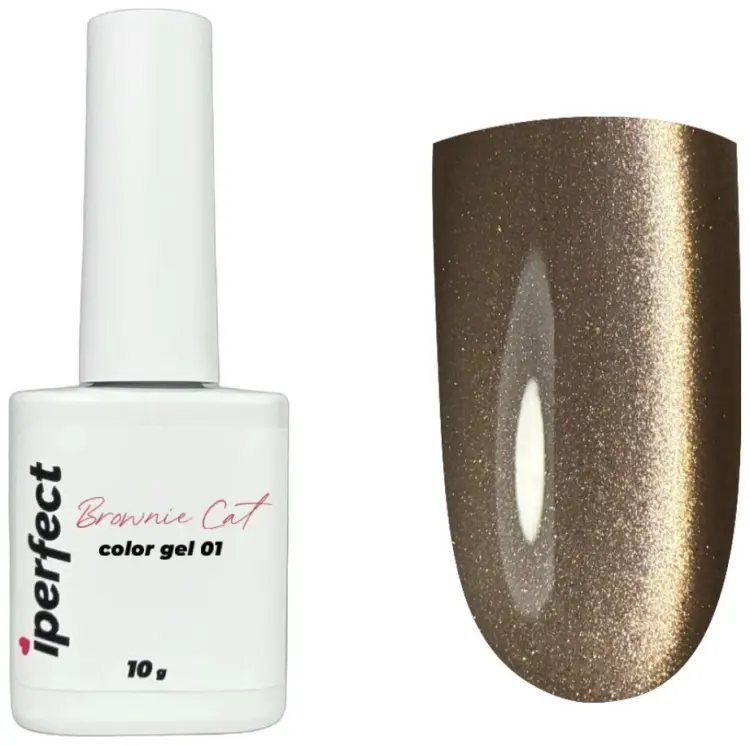 Iperfect гель-лак Brownie cat color gel 01 камуфлирующее 10 мл купить,NaN