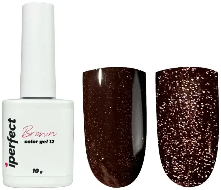 Iperfect гель-лак Brown color gel 12 камуфлирующее 10 мл купить,NaN