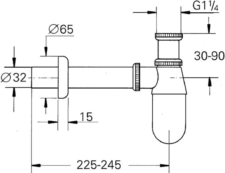 Сифон Grohe 28920000 1 1/4 купить,NaN