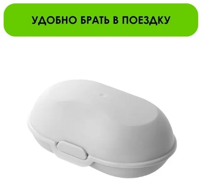 Мартика мыльница С320СЕР 1 шт, пластик купить,NaN