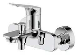 Смеситель для ванны BRAVAT Joyful F6428563CP-01-ENG, латунь, цвет серебряный купить,NaN