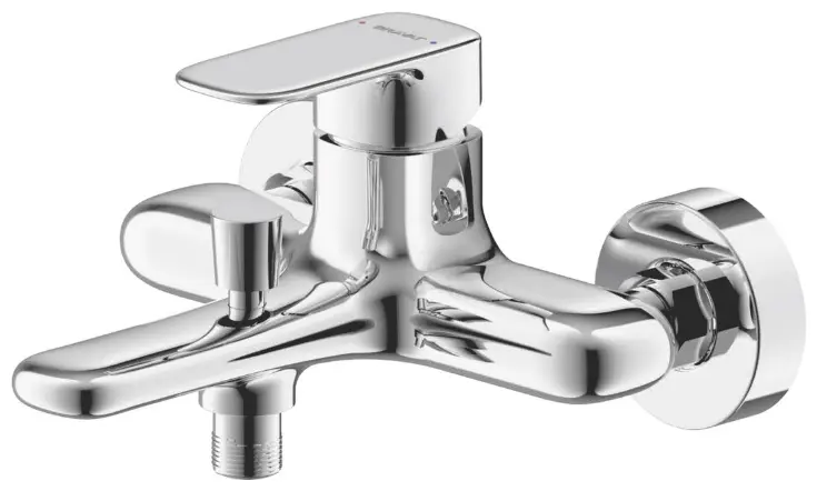 Смеситель для ванны BRAVAT Aori F6421454CP-01-ENG, латунь, цвет серебристый купить,NaN