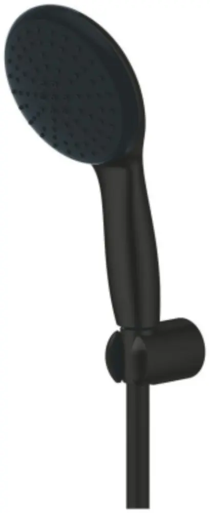 Grohe лейка для душа (без шланга) 261642433 *Набор для душа GROHE Tempesta 110 с держателем, 2 вида струи, матовый черный
