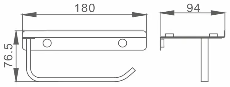 Haiba держатель White House Haiba HB330-8 1 шт, нержавеющая сталь