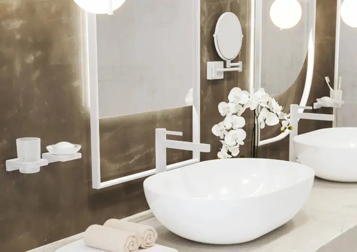 Зеркало настенное Hansgrohe 188x188 см купить,NaN
