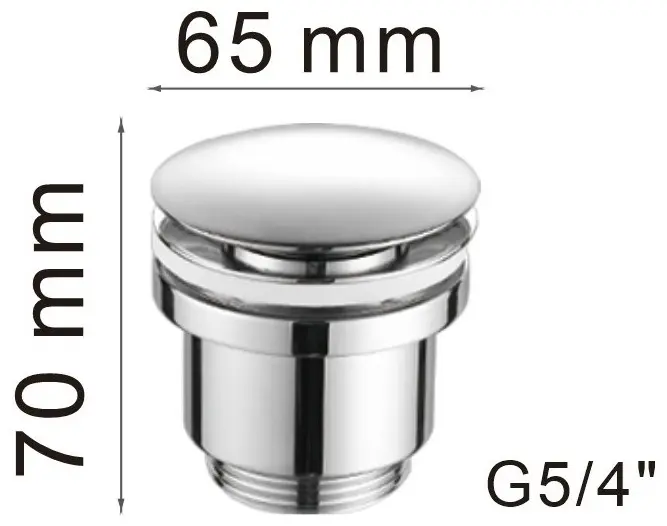 Донный клапан без перелива Haiba HB64-7 1/2