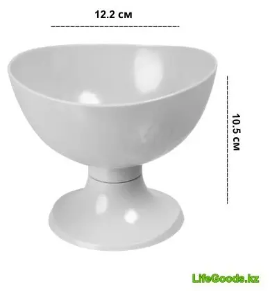 LifeGoods.kz креманка LG49079 круглая 1 шт, пластик купить,NaN