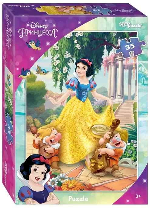 Пазл Step Puzzle Белоснежка - 3 35 деталей купить,NaN