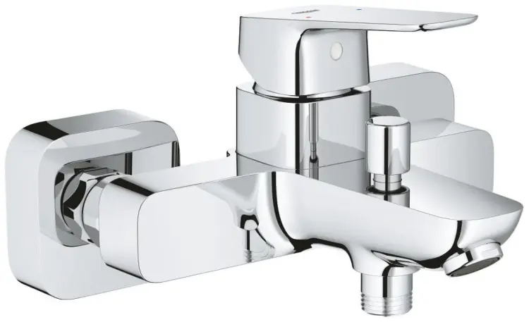 Смеситель для ванны Grohe Cubeo 1018130000, латунь, цвет серебристый купить,NaN