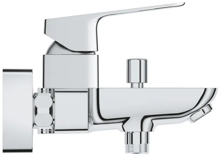 Смеситель для ванны Grohe Cubeo 1018130000, латунь, цвет серебристый купить,NaN