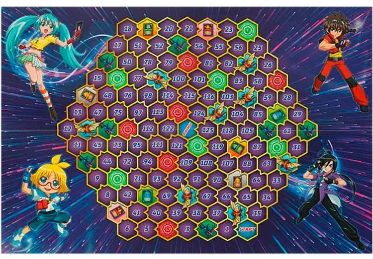 Настольная игра УМка Анимебаттл. Ходилка купить,NaN
