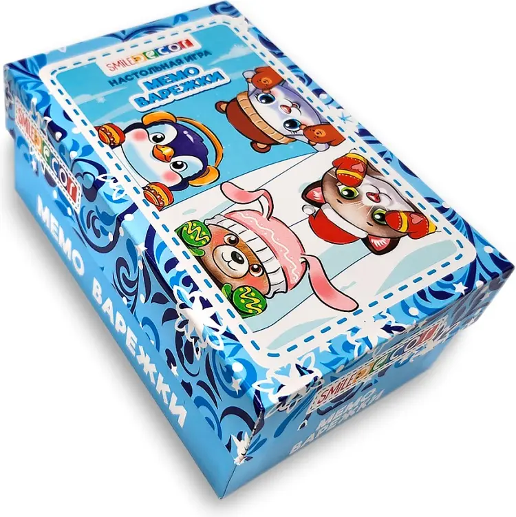 Настольная игра Мемо "Варежки" - ForteMarket Настольная игра Мемо "Варежки" купить,NaN