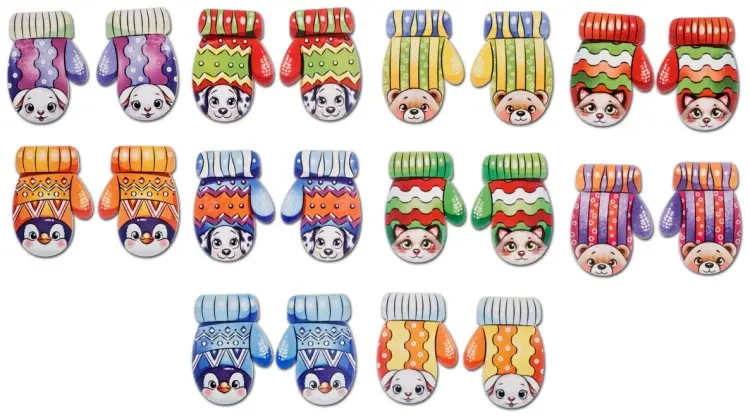 Настольная игра Мемо "Варежки" - ForteMarket Настольная игра Мемо "Варежки" купить,NaN