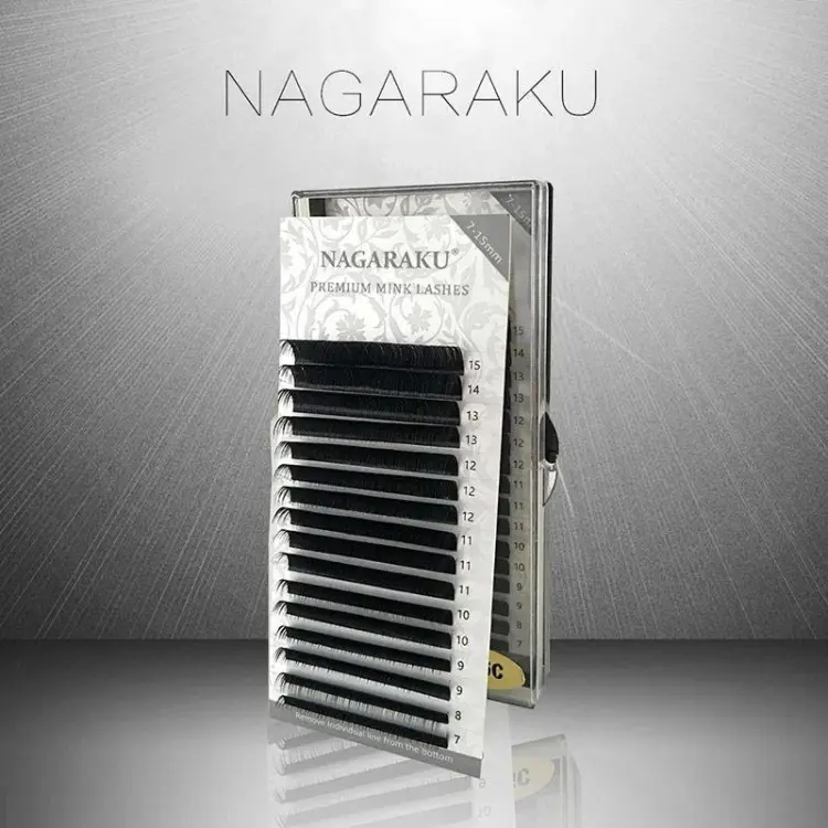 NAGARAKU единичные D 0.10 мм черный mix 7-15 мм купить,NaN