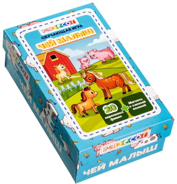 Обучающий набор Smile Decor Обучающая игра "Чей малыш" купить,NaN