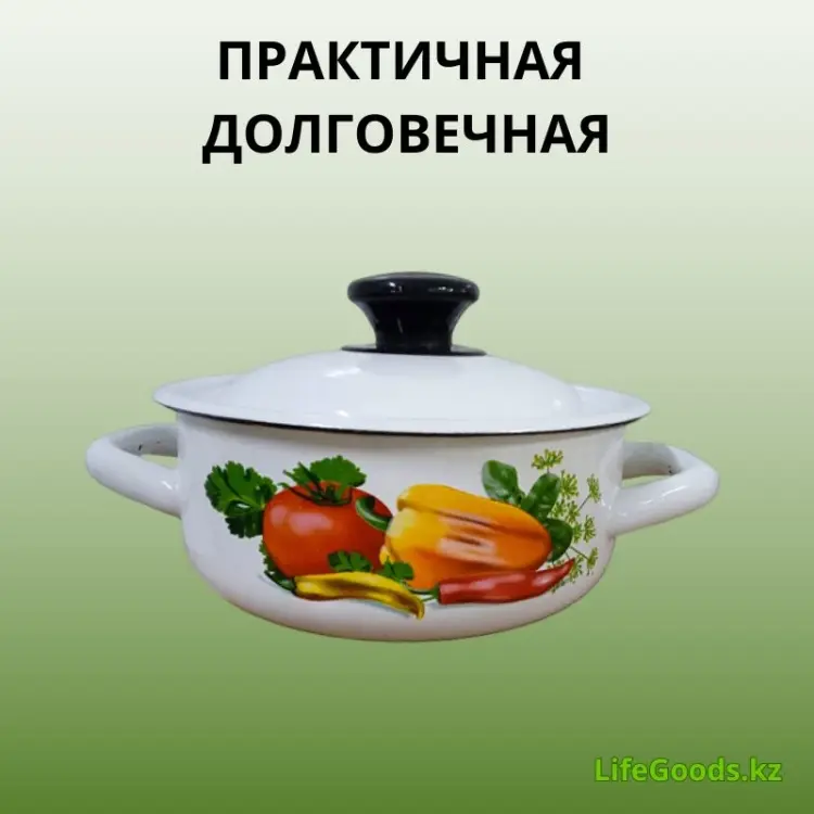 Кастрюля 1 л, LifeGoods.kz LG56149 нержавеющая сталь купить,NaN