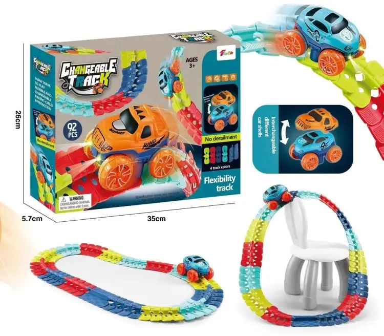 Детские треки и авторалли BD Changeable 3D Track BD18, пластик, мультиколор купить,NaN
