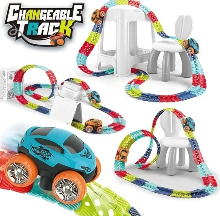 Детские треки и авторалли BD Changeable 3D Track BD18, пластик, мультиколор купить,NaN