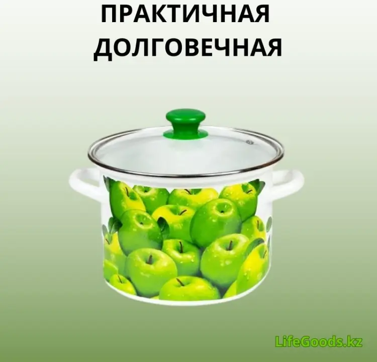 Кастрюля 5 л, LifeGoods.kz LG56162 нержавеющая сталь купить,NaN