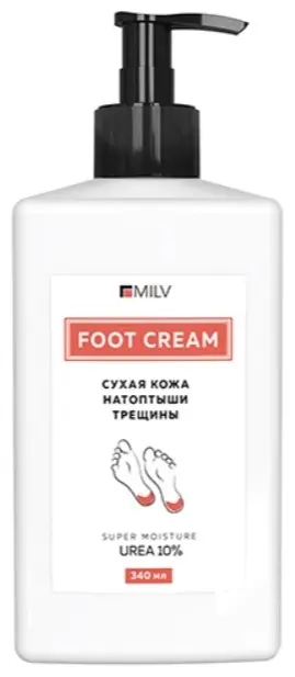 MILV Urea 10% крем для ног 340 мл купить,NaN