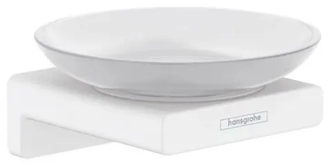 Hansgrohe мыльница 41746700 1 шт, металл, стекло купить,NaN