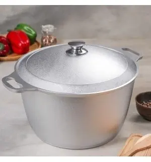 Кастрюля 10 л, Kukmara 842416 алюминий купить,NaN