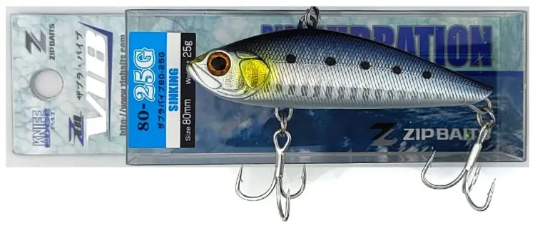 Воблер ZipBaits ZBL VIB 80, 1595.01.84 1 шт 80 мм 718, Holo Iwashi купить,NaN