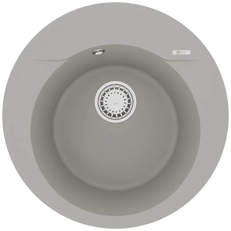 Кухонная мойка Lemark Sula 500 50х50х18 см, искусственный камень, тон серый купить,NaN