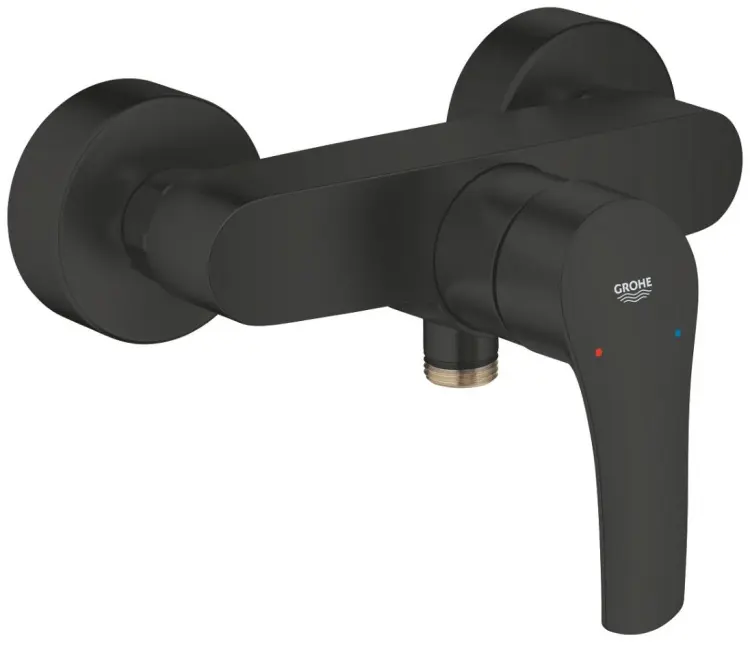 Смеситель для ванны Grohe 335552433 Eurosmart, нержавеющая сталь, цвет черный, сатин купить,NaN