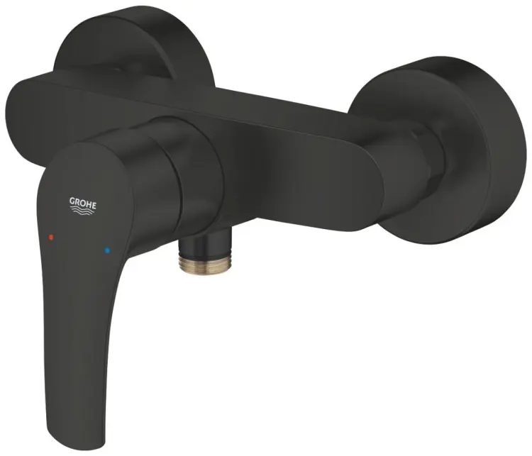 Смеситель для ванны Grohe 335552433 Eurosmart, нержавеющая сталь, цвет черный, сатин купить,NaN