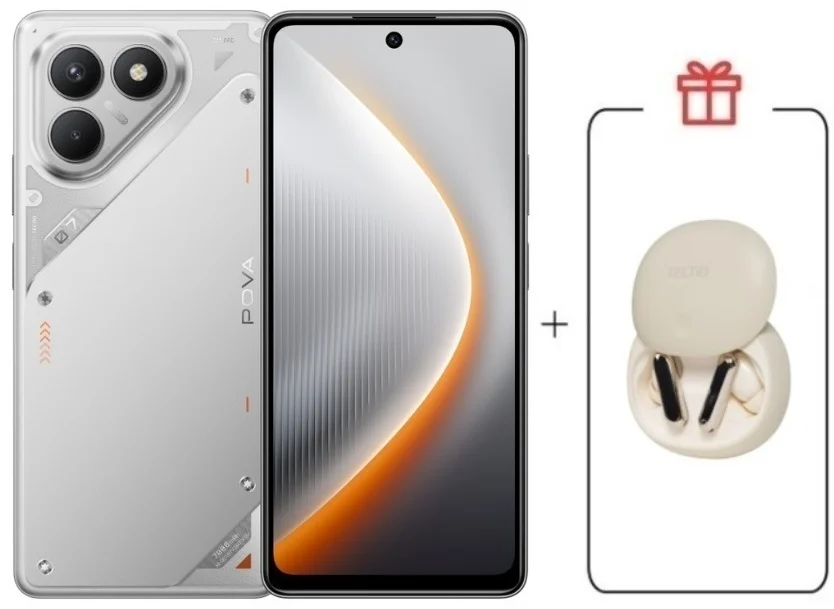 Смартфон Tecno Pova 7 Neo 8/128GB Magic Silver + подарок купить,NaN