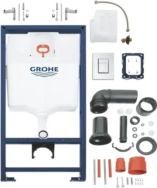 Grohe рамная инсталляция Комплект 3в1 (38772001+GR4455S) купить,NaN
