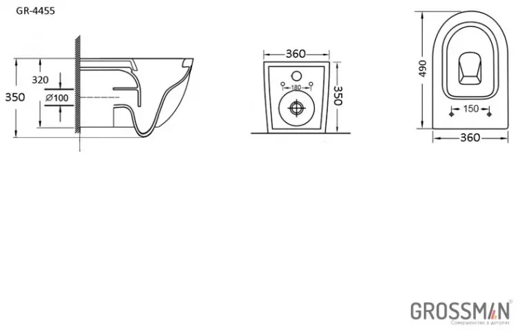 Grohe рамная инсталляция Комплект 3в1 (38772001+GR4455S) купить,NaN