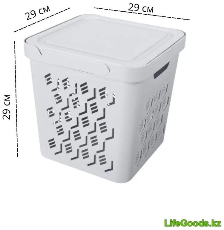 LifeGoods.kz ящик универсальный 29x29x29 см, пластик купить,NaN